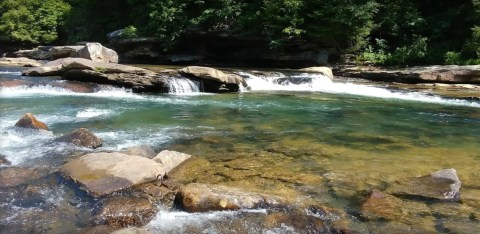 The Crystalline Clear Water In This West Virginia Swimming Hole Is Almost Too Good To Be True