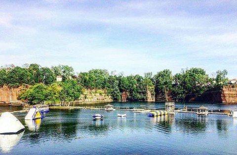 This Giant Inflatable Water Park In Connecticut Proves There’s Still A Kid In All Of Us