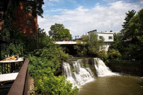 The Breathtaking Waterfall Restaurant Near Cleveland Where The View Is As Good As The Food