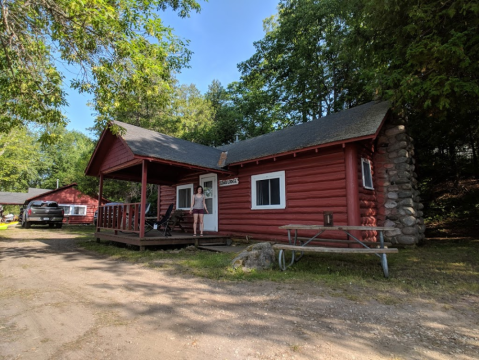 This Log Cabin Campground In Michigan May Just Be Your New Favorite Destination