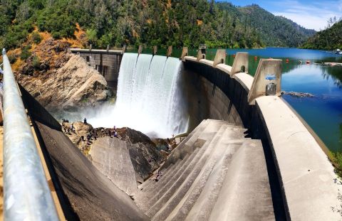 This Hiking Trail In Northern California Takes You Super Close To A Phenomenal Man-Made Waterfall