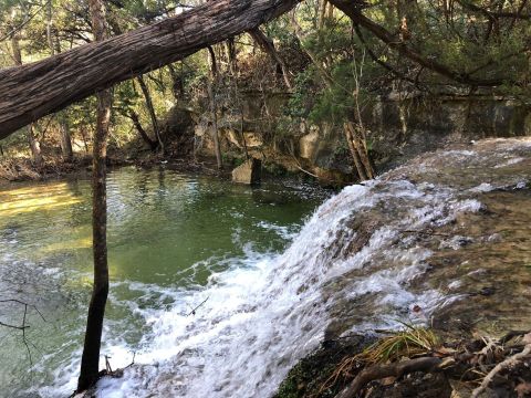 The Hike To This Little-Known Austin Waterfall Is Short And Sweet