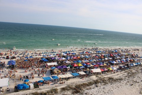 The World Famous Fish Toss In Florida That Attracts Millions Of People Each Year