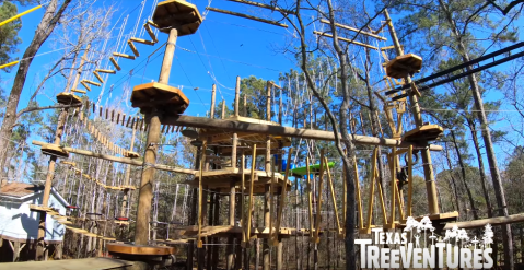 This Treetop Obstacle Course In Texas Is Fun For The Whole Family