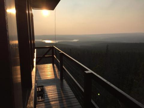 Spend A Night Above The Clouds In This Wyoming Fire Tower Cabin