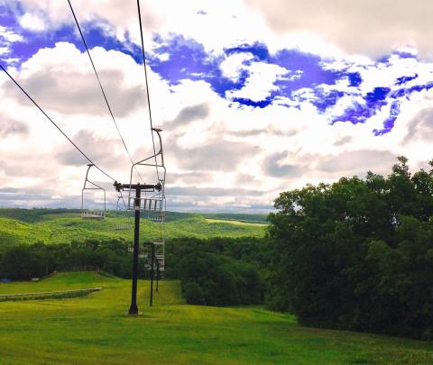 The North Dakota Ski Area That Turns Into A Recreational Getaway In Summer