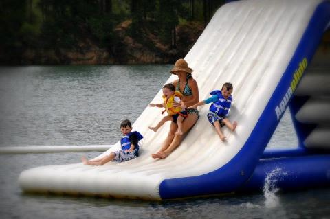 This Giant Inflatable Water Park Near New Orleans Proves There’s Still A Kid In All Of Us