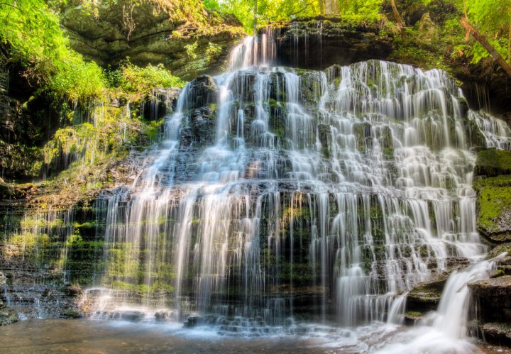 waterfall in Tullahoma Tennessee