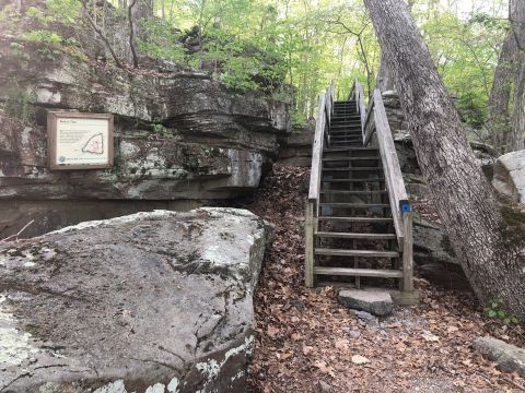 Hike To An Abandoned Village At Shawnee National Forest In Illinois