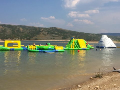 This Giant Inflatable Water Park In Utah Proves There’s Still A Kid In All Of Us