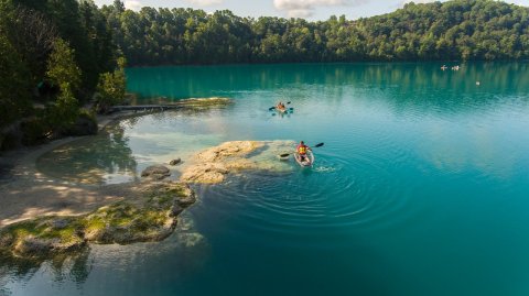 Get Away From It All At This Crystal Clear Lake In New York