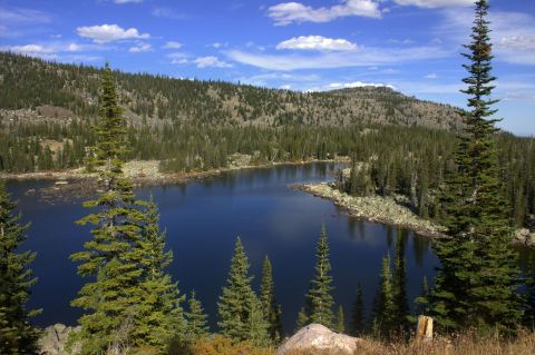 This Hidden Lake In Wyoming Has Some Of The Bluest Water In The State