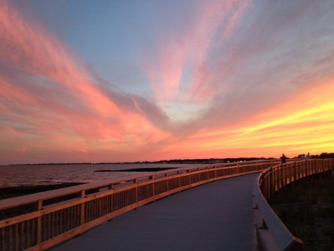 The Fairytale Seaside Boardwalk In Connecticut That Stretches As Far As The Eye Can See