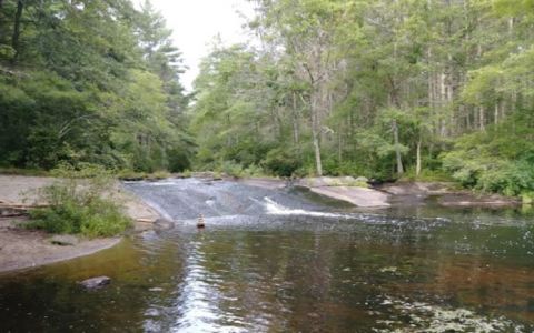 There Is A Slide Waterfall Hiding In Rhode Island And You'll Want To See It For Yourself