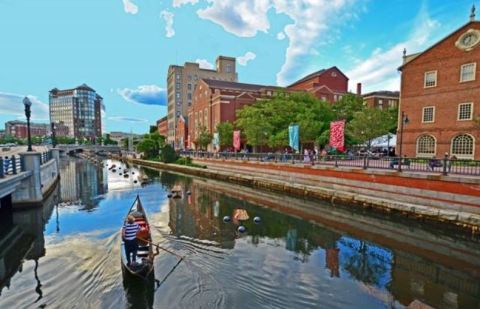 Take A Ride On This One-Of-A-Kind Canal Boat In Rhode Island