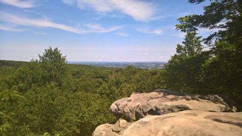 The One Park Near Pittsburgh With Bridges, Rock Formations, And Ruins Truly Has It All