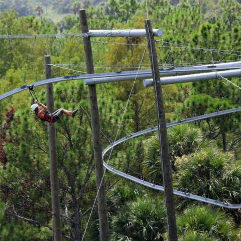 The Only Zip Line Roller Coaster In The Country Can Be Found Right Here In Florida