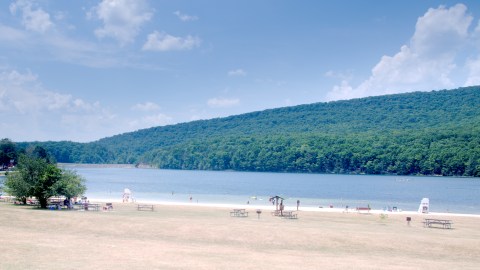 Get Away From It All At This Crystal Clear Lake In Maryland