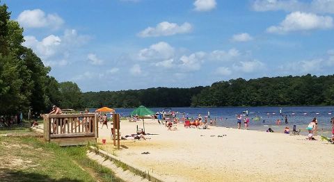 This One Beautiful Louisiana Lake Has A Beach That Rivals The Coast