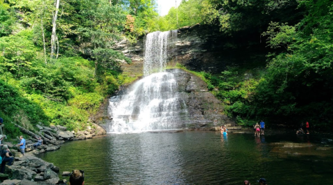 Most People Don't Know This Swimming Hole In Virginia Even Exists