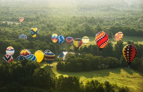 This Magical Hot Air Balloon Glow In Texas Will Light Up Your Summer