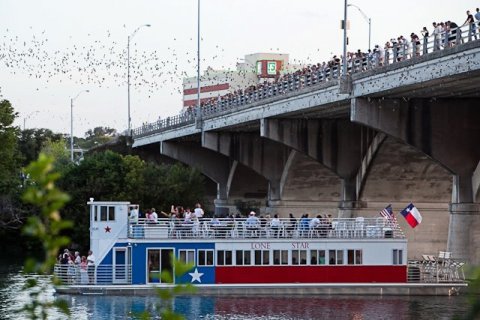 Watch Millions Of Bats Fill The Night Sky On This Sunset Riverboat Cruise In Texas