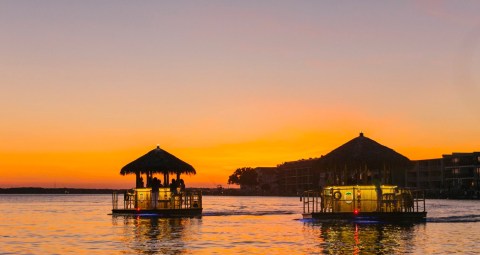 You Can Cruise Around Ocean City On This Floating Tiki Bar In Maryland