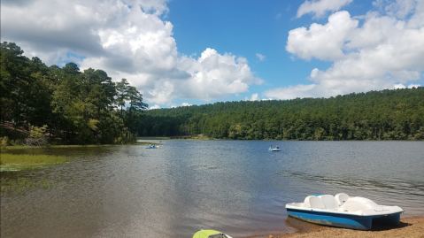 Get Away From It All At This Crystal Clear Lake In Arkansas