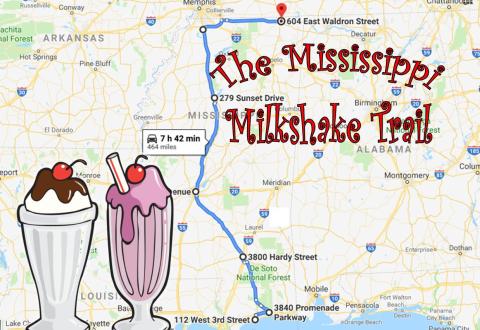 The Mississippi Milkshake Trail That’s Perfect For A Summer Day Trip