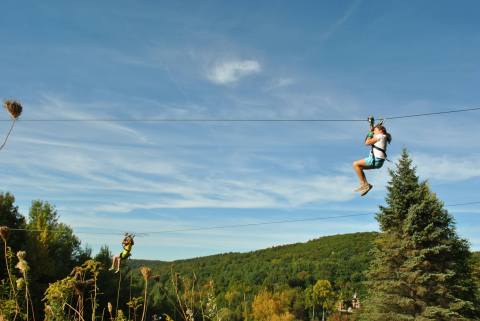 Zip Your Way Through A Breathtaking Forest On This Unforgettable Massachusetts Canopy Tour