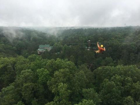 The Spectacular Zip Line In Georgia Will Get You Cruising Up To 70 MPH