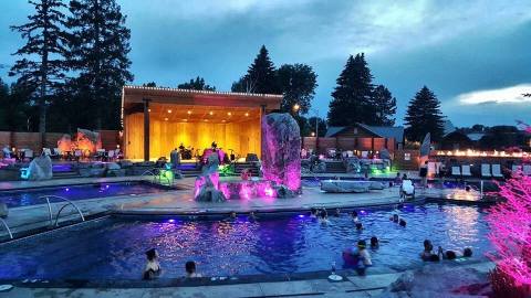 Soak Under The Stars At This Historic Hot Spring In Montana