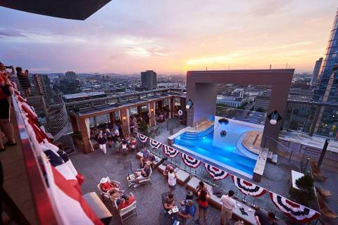 Stay Cool This Summer At This Poolside, Rooftop Restaurant In Downtown Nashville