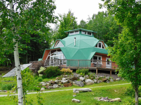 You Can Spend The Night In This Futuristic Solar Dome In The Vermont Woods