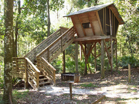 You Can Sleep In A Treehouse In This Historic 150-Acre Park In Florida