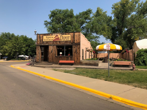 The Tastiest Fudge And Ice Cream In North Dakota Is At This Wild West Depot