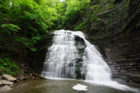 The Hike To This Pretty Little Waterfall Outside Buffalo Is Short And Sweet