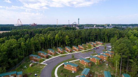 There's A Campground Hiding Right Next To A Virginia Theme Park And It's Incredible