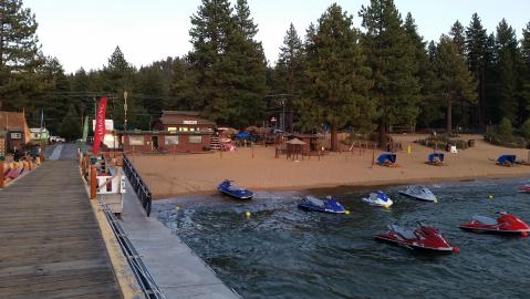 This Rustic Resort In Nevada Gives Guests Access To Their Very Own Private Beach