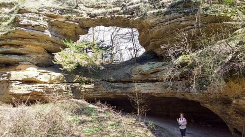 Visit Natural Bridge State Park To See Wisconsin's Largest Natural Bridge