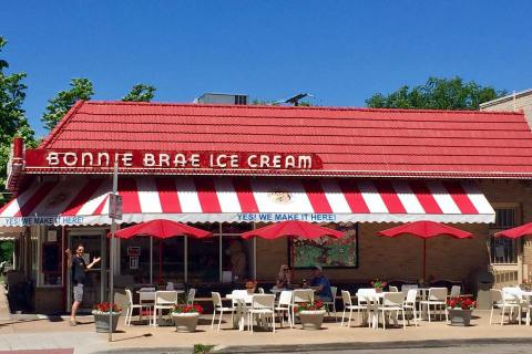 Stop By Bonnie Brae Ice Cream, A Charming Ice Cream Shop With Delicious Hard Scoop In Colorado