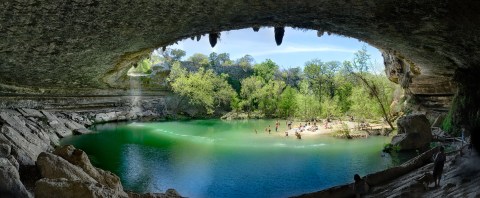 Hiking To This Aboveground Cave In Texas Will Give You A Surreal Experience