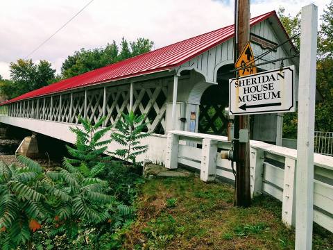 Enjoy Dinner Served On The Ashuelot Covered Bridge In New Hampshire For One Special Evening Only