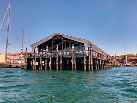 This Rhode Island Restaurant On Stilts Is The Ultimate Waterfront Dining Destination