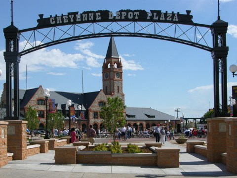 This Historic Wyoming Train Depot Is Now A Beautiful Restaurant Right On The Tracks