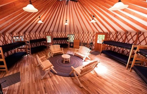 Skip The Bugs And Sleeping Bags With This Unique New Hampshire Yurt Experience