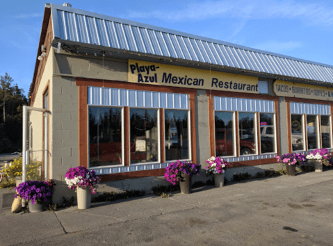 Playa Azul Is An Unassuming Mexican Restaurant In Alaska With A Sizable Salsa Bar