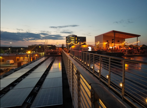 Enjoy A Movie Under The Stars At This Unique Rooftop Bar And Bowling Alley In Maine