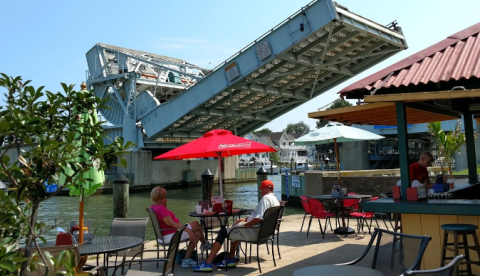 The Drawbridge Restaurant In Maryland Where The Views Are Just As Good As The Food