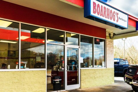 Boarhog's Barbeque, A Truck Stop Restaurant In Alabama, Is A Great Place To Stop For Breakfast